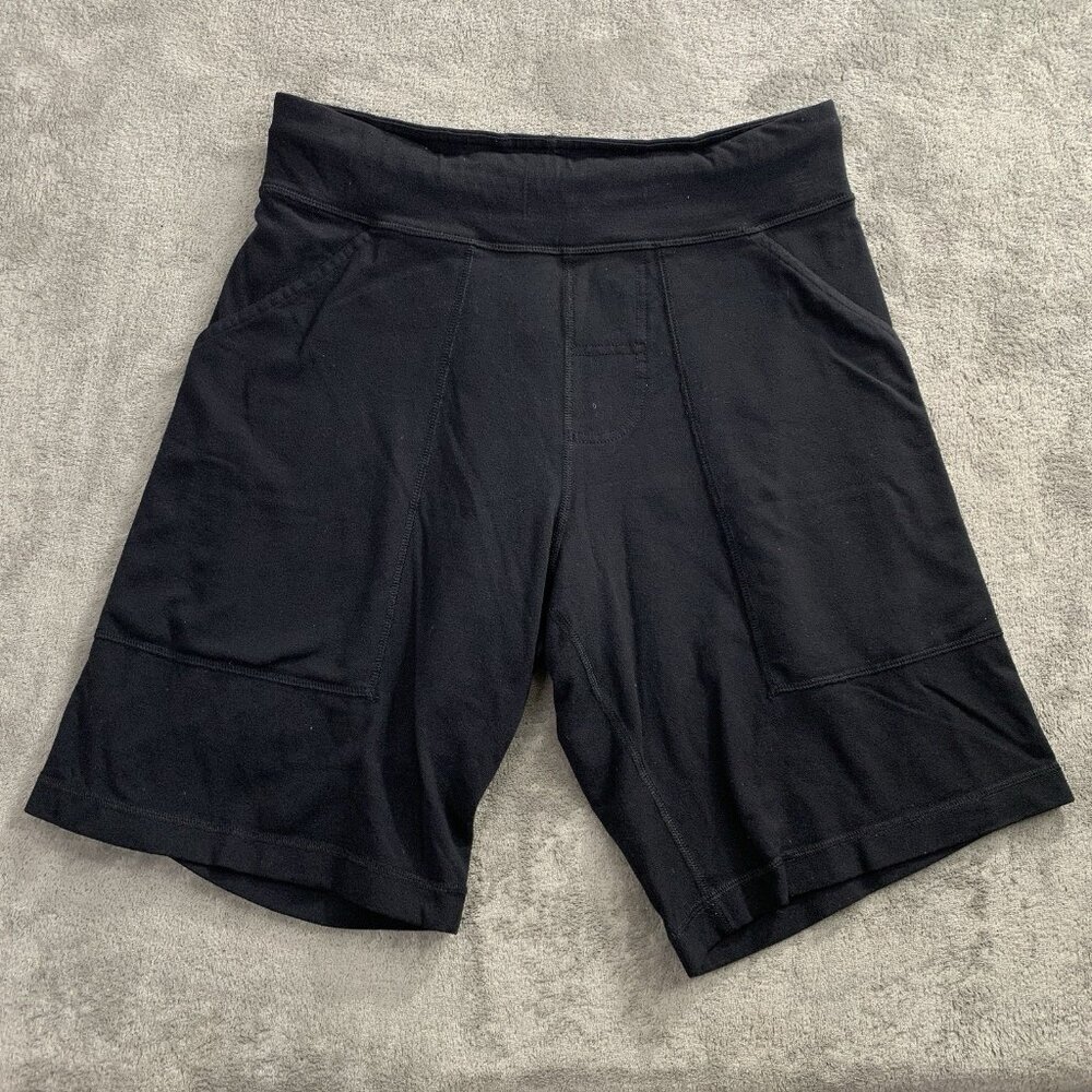 Lululemon Shorts Mens Small Black Lined Sweat Lounge Athletic Gym Athleisure 9”